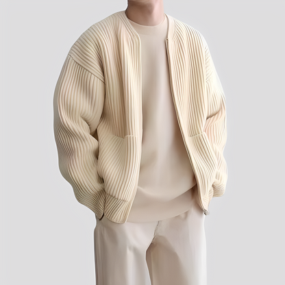 Declan - Stilfulle strikkejakke for herrer