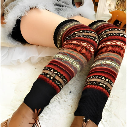 Suzanna - Stilfulle, varme, tykke bomullssokker for damer