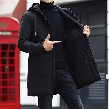 Derren - Tilfeldig, lett jakke med hette for herrer