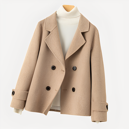 Sofia - Elegant kort kasjmirjakke for damer