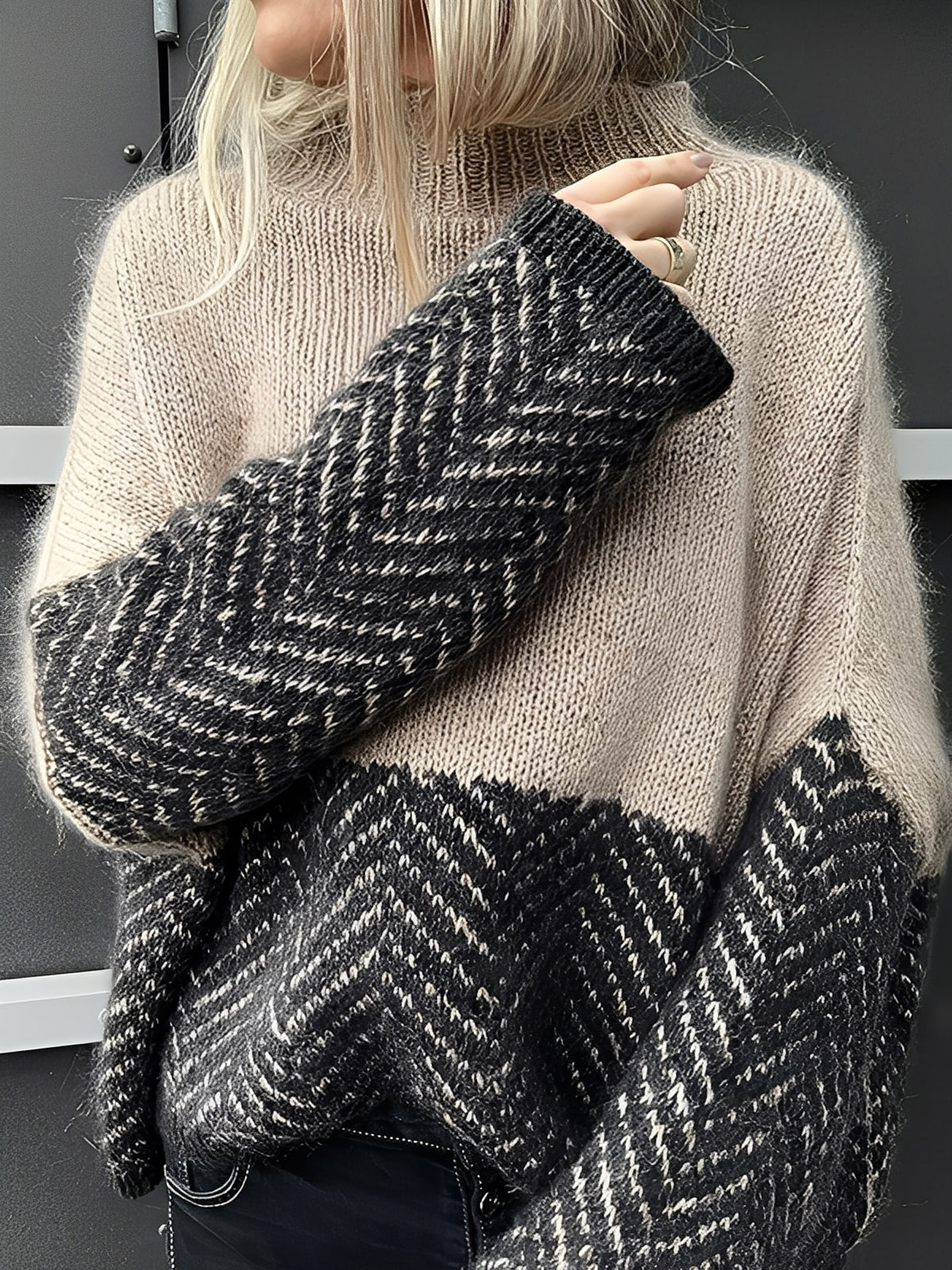 Giselle - Stilfulle, fargerike rullekragegenser for damer