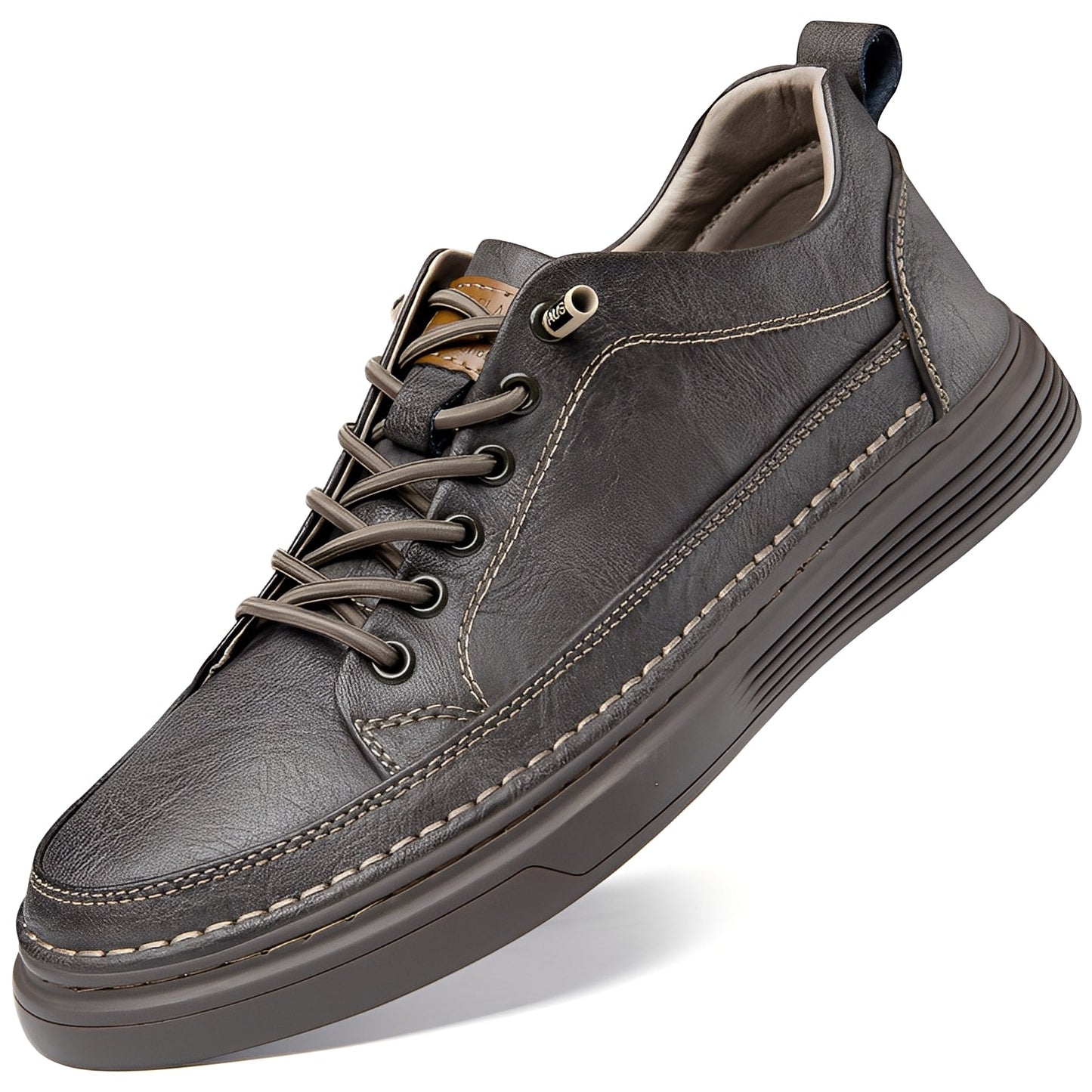 Damion - Klassiske sneakers i lær for menn