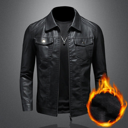 Nelson - Tilfeldig Biker-Skinnjakke for Herrer