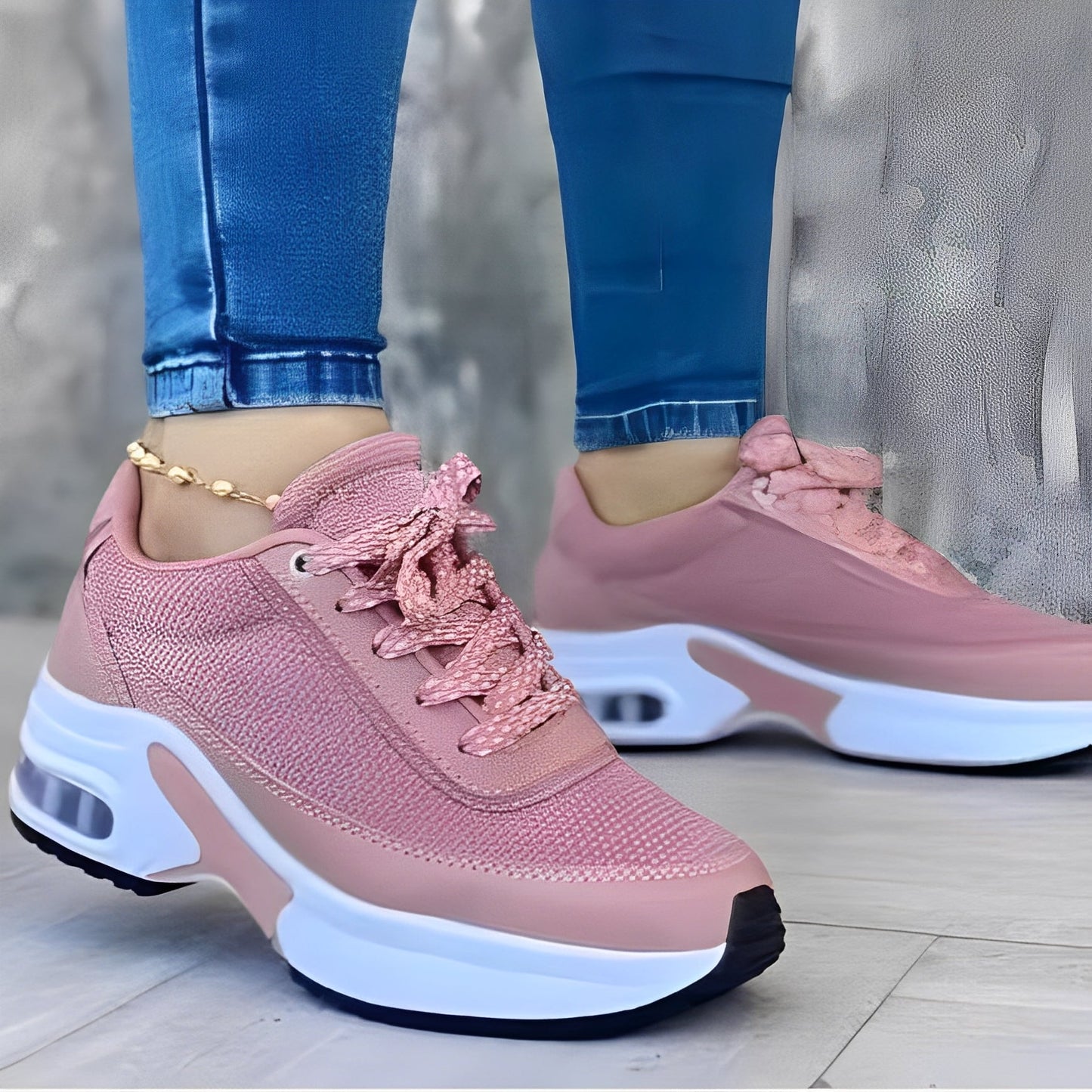 Michele - Tilsfeldige, ergonomiske sport-sneakers for damer