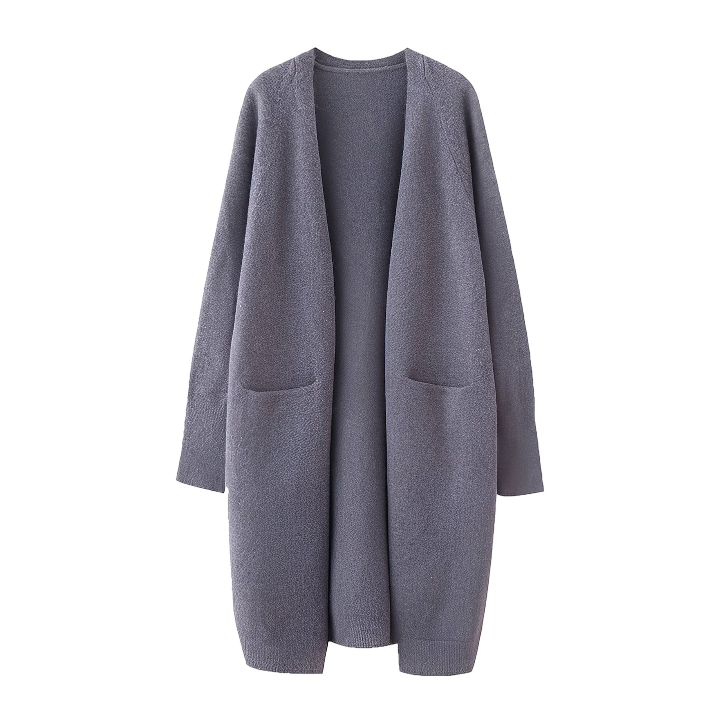 Claudie - Lang klassisk cardigan for kvinner