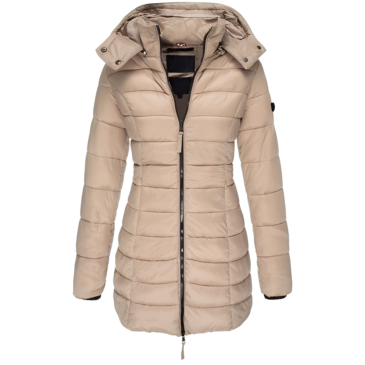 Louisa - Elegant, varm, polstret jakke for kvinner