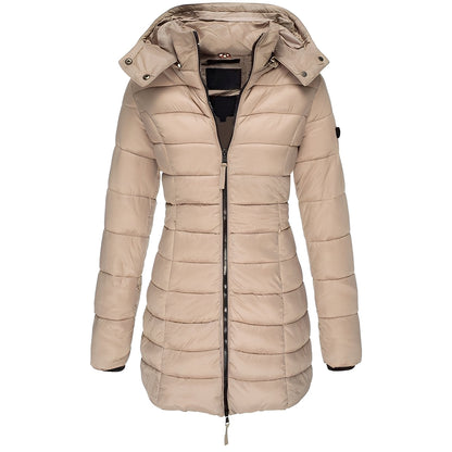 Louisa - Elegant, varm, polstret jakke for kvinner