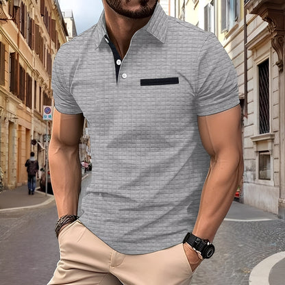 Benson - Stilig Slim-Fit-Poloskjorte for Herrer