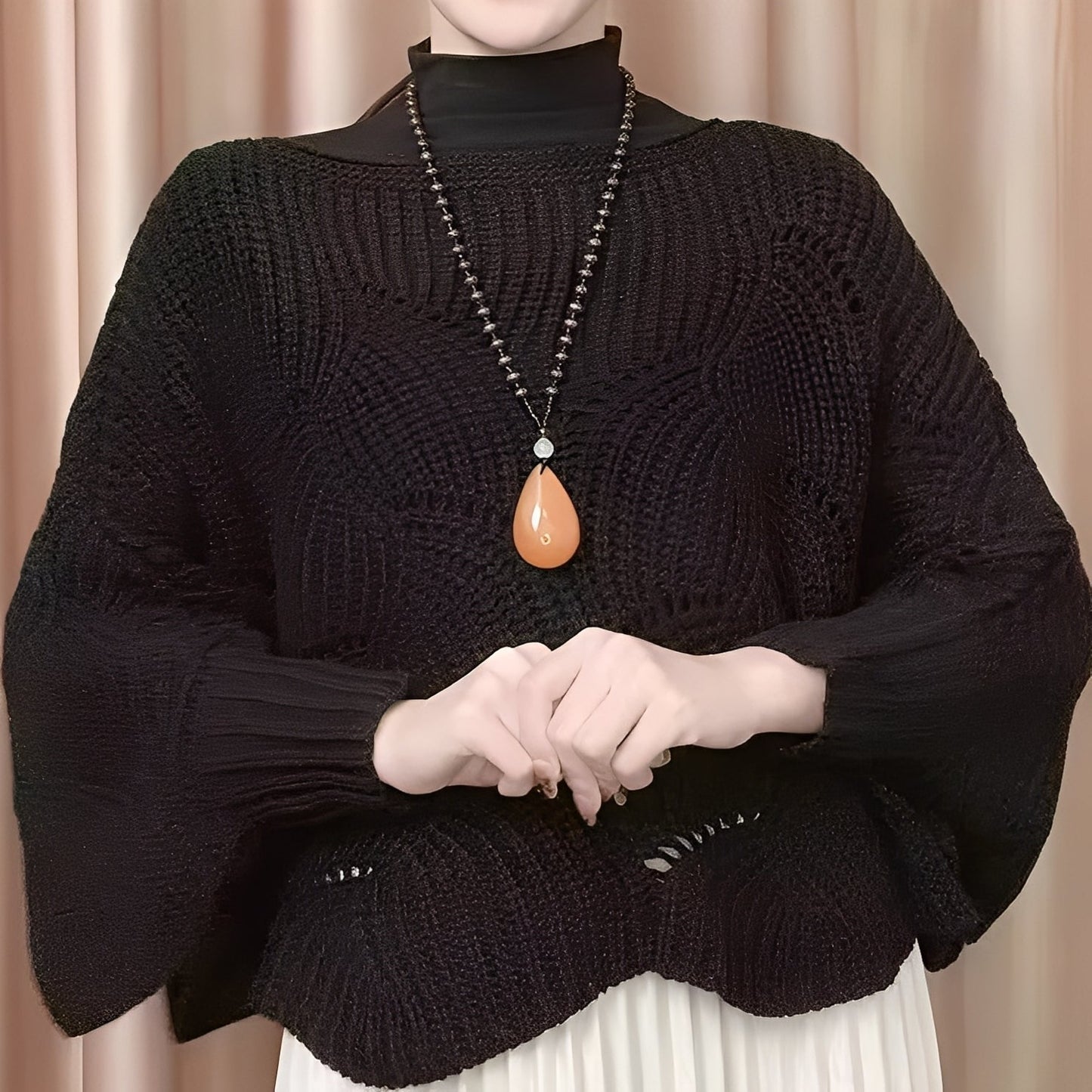 Celestine - Termosweater med vide ermer for damer