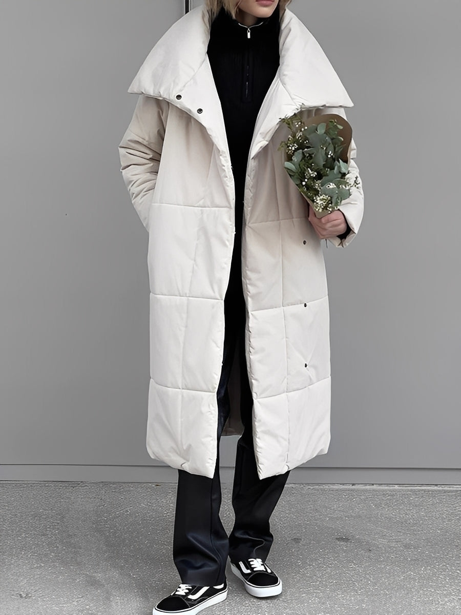 Adaline - Lang, varm, vattert jakke for damer