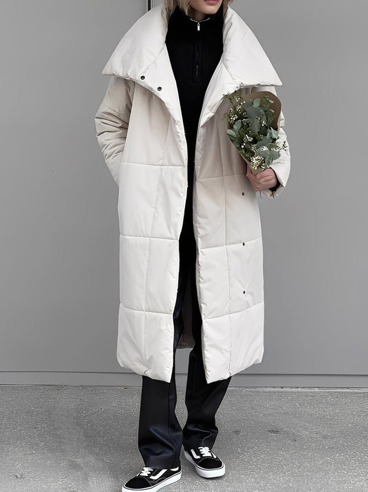 Adaline - Lang, varm, vattert jakke for damer