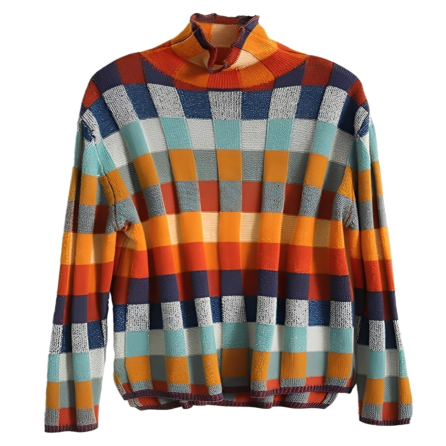 Katherine - Stilfull patchwork-genser i kasjmir for damer