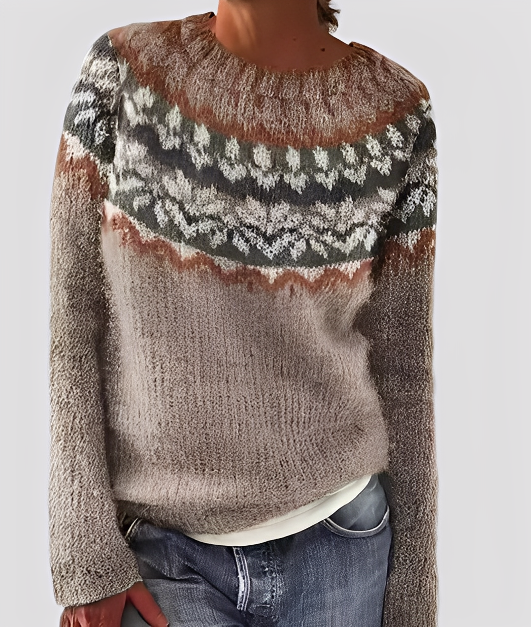 Christal - Stilig, løst snittet ullgenser for damer