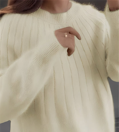 Josslyn - Elegant, løs sittende kasjmirgenser for damer