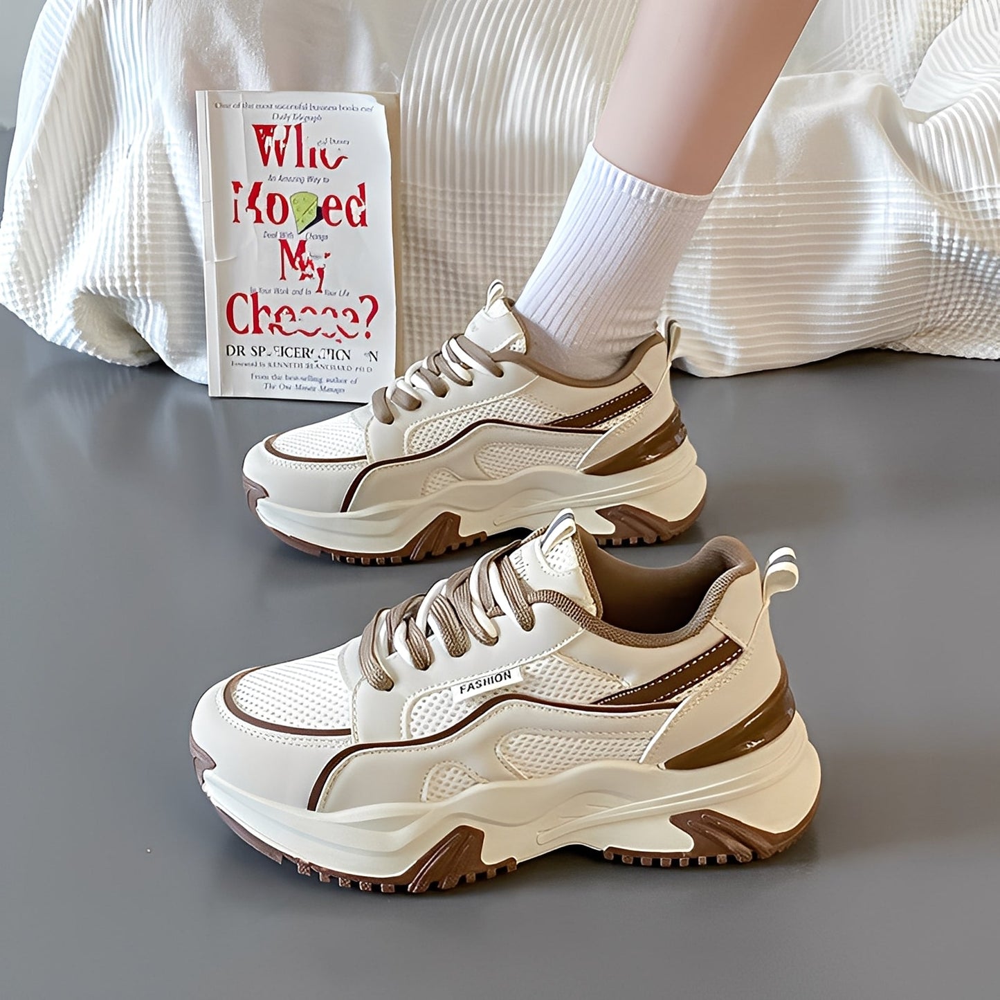 Sophie - Stilige sneakers med tykk såle for damer