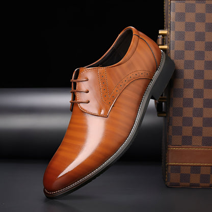 Beckham - Formelle Sko med Snøring i Brogue-Stil for Menn