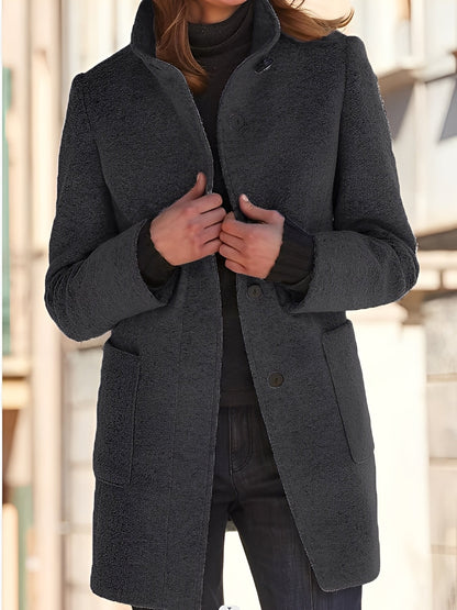 Michele - Vindtett ullfrakk for damer