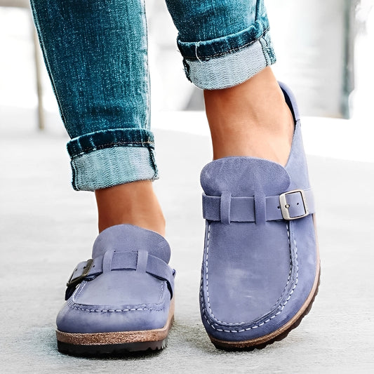 Briana - Komfortable Slip-On Sandaler med Spenne for Kvinner