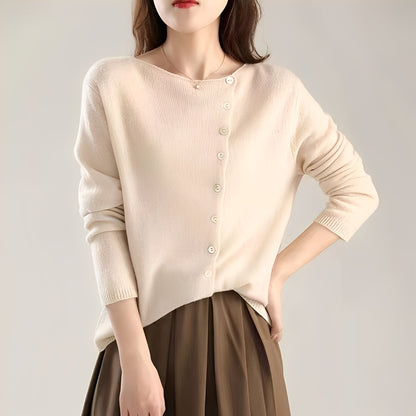 Genève - Elegant strikket cardigan for kvinner