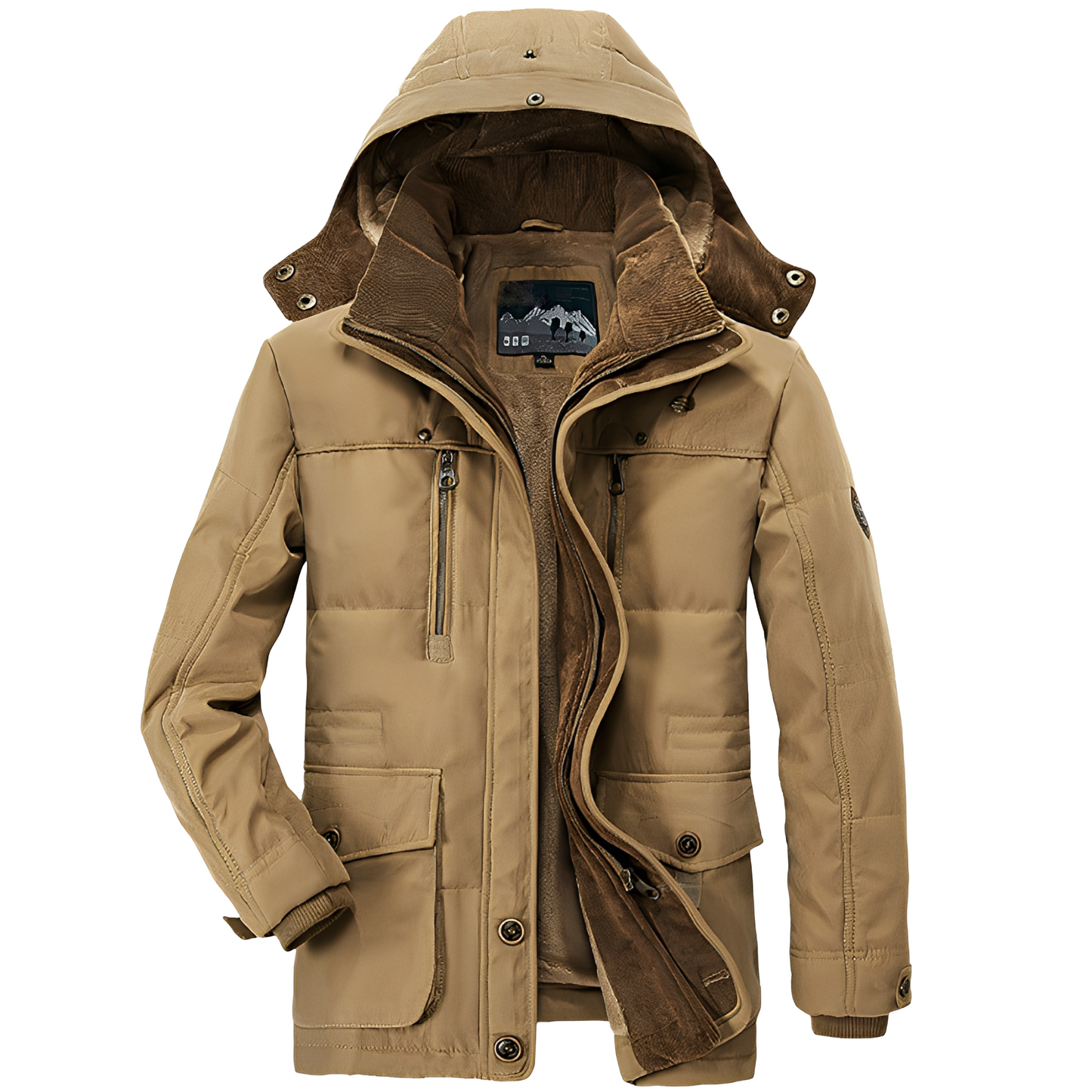 Bruce - Stilfulle hettejakke med varmt fôr for herrer