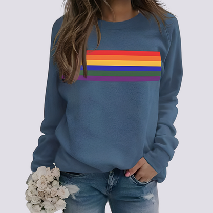 Roseann - Stilfull Genser med fargerik trykk for damer