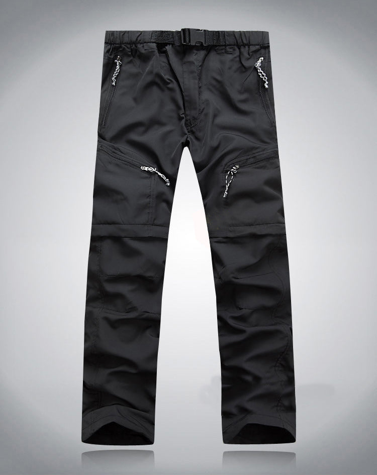 Derryl - Praktiske elastiske Zip-Off-bukser for menn