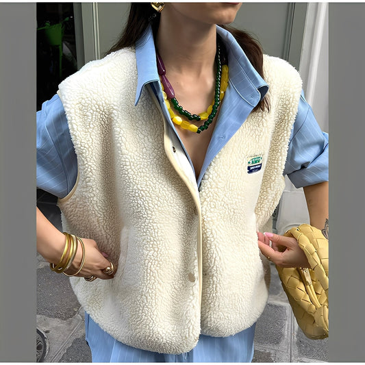 Bénédicte - Komfortabel fleecevest for kvinner