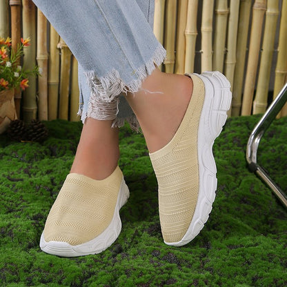 Malani - Moderne Slip-On-sneaker med Kilehæl for Kvinner
