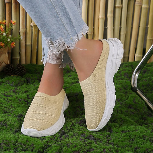 Malani - Moderne Slip-On-sneaker med Kilehæl for Kvinner