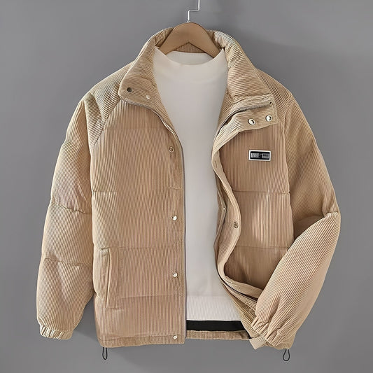 Nelson - Moderne varmeisolerte cordjakke for herrer