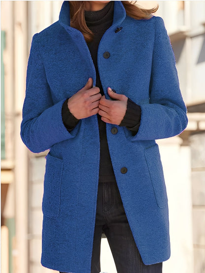 Julissa - Varm vinterfrakk med lomme for kvinner