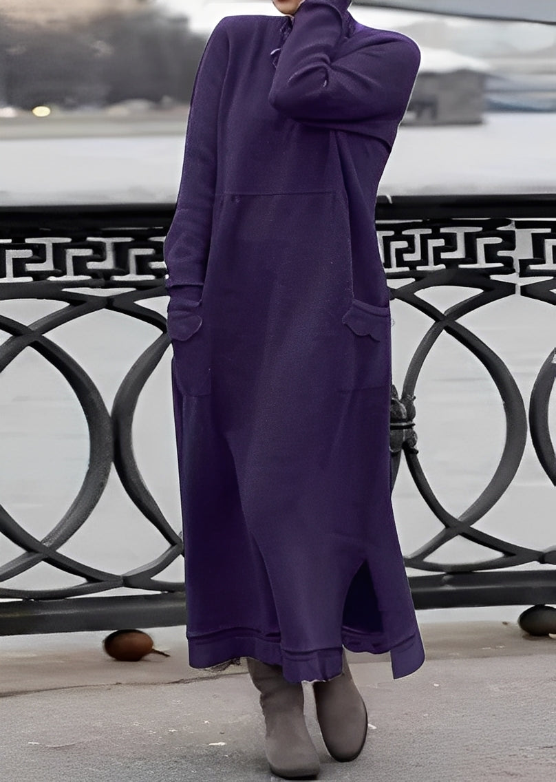 Emma - Stilfulle, løse, varme kjole for damer