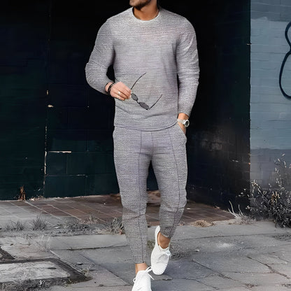 Dillan - Tilfeldig Slim-Fit-Sett for Herrer av Vaffelstoff