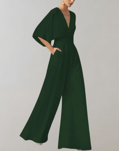 Yoko – Behagelig jumpsuit med vide ben