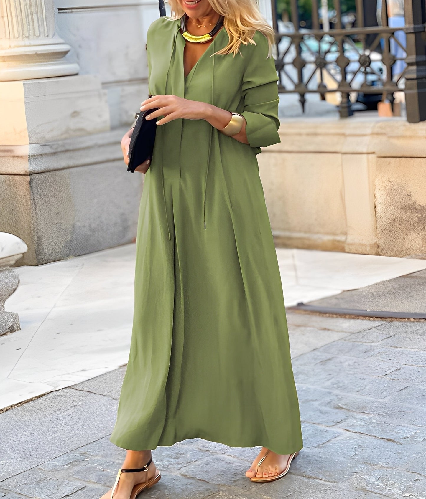 Christèle - Romslig og komfortabel kjole for kvinner