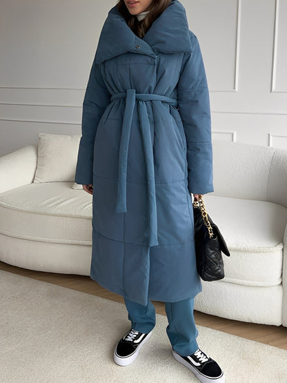 Adaline - Lang, varm, vattert jakke for damer