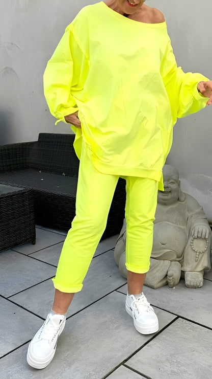 Eleanore - Tilfeldig sett med løs topp og bukse for damer