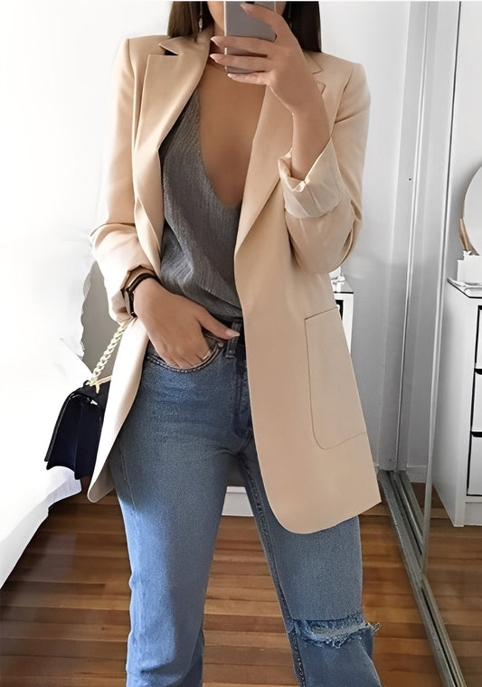 Stephanie - Stilig, smalt snittet blazer for damer