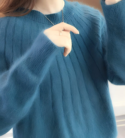 Josslyn - Elegant, løs sittende kasjmirgenser for damer