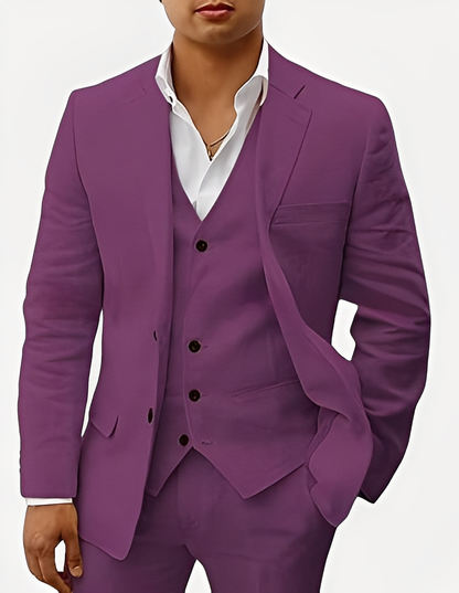 Beckham - Elegant tredelt linsett for herrer