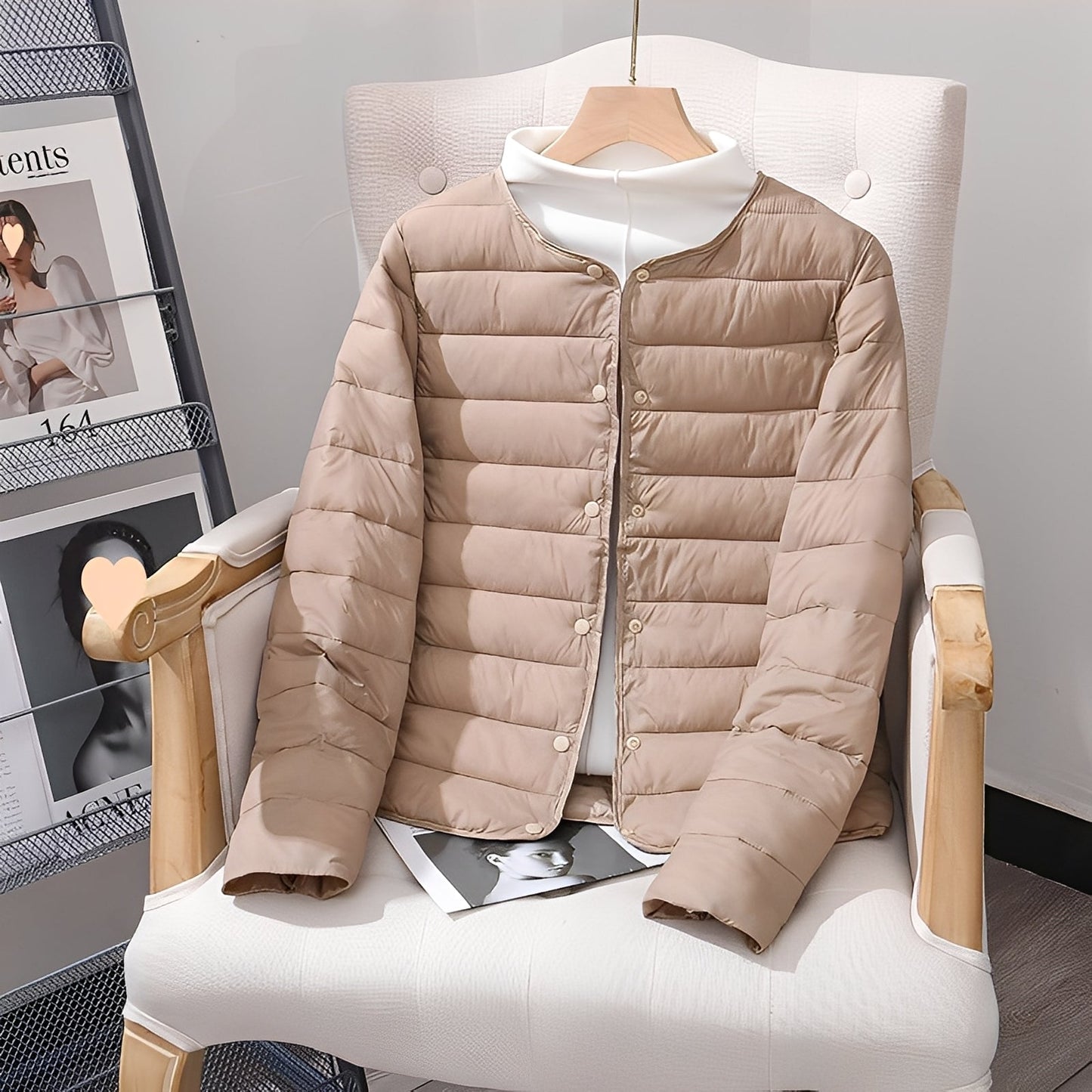 Ramona - Tilfeldig, lett dunjakke for damer