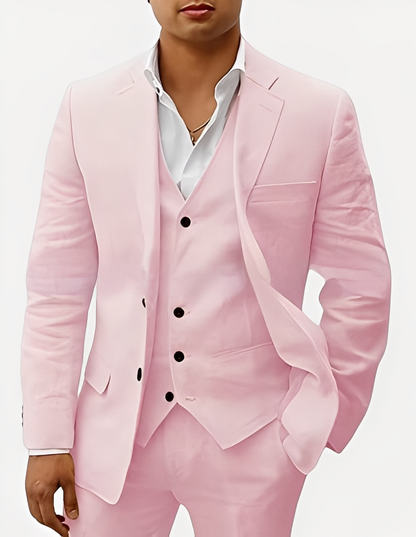 Beckham - Elegant tredelt linsett for herrer