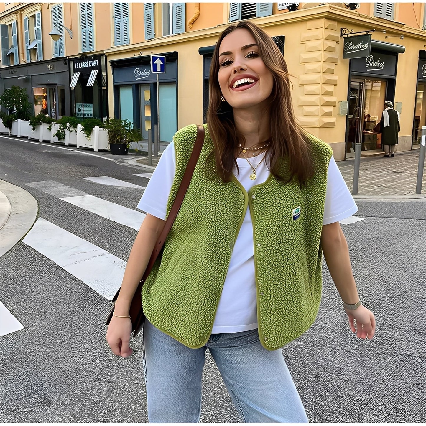 Bénédicte - Komfortabel fleecevest for kvinner