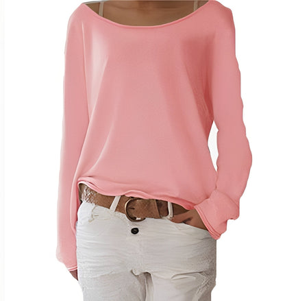 Béatrice - Genser i tynn strikk for kvinner