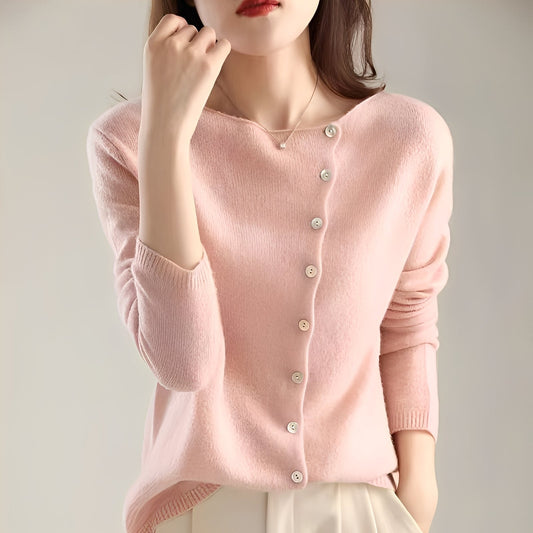 Genève - Elegant strikket cardigan for kvinner