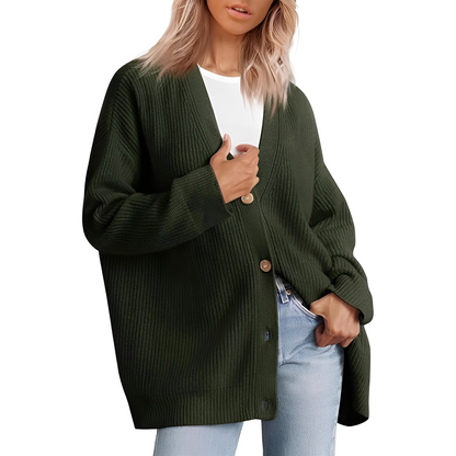 Christal - Tilfeldig Stor Cardigan for Kvinner