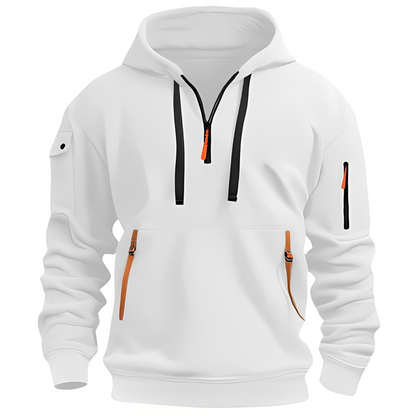 Faustin - Elegant jakke med hette for menn