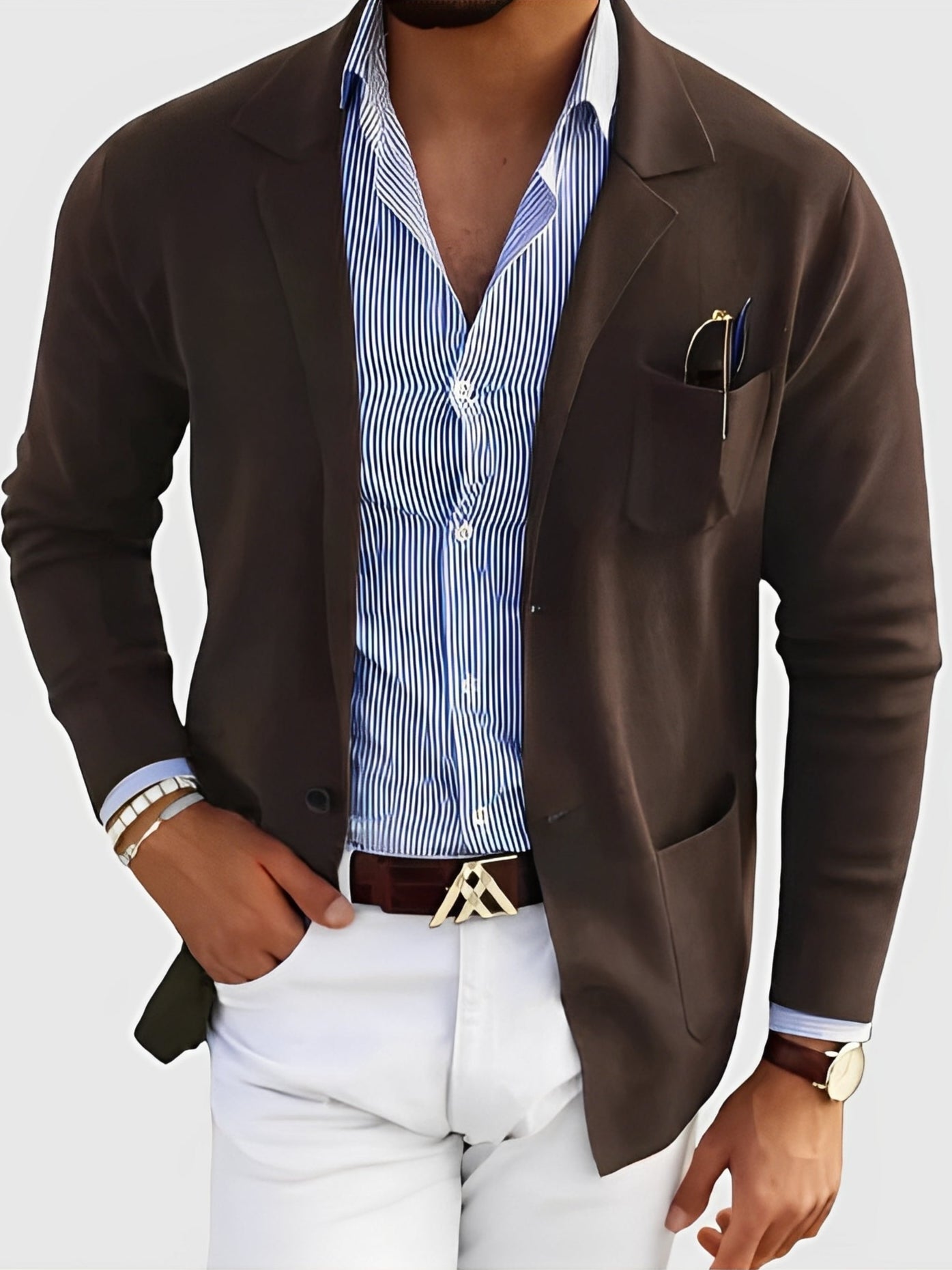 Jordan - Stilig blazer med lommer for menn