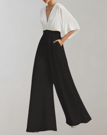 Yoko – Behagelig jumpsuit med vide ben