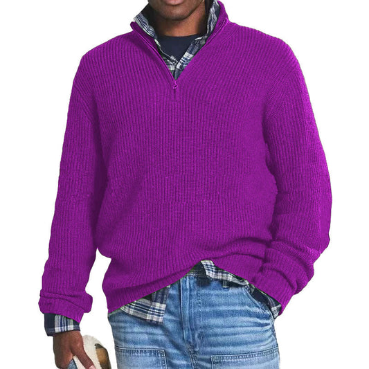 Charlton - Casually elegant men's cashmere sweater with zipper